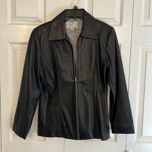 Genuine Lambskin Black Leather Jacket